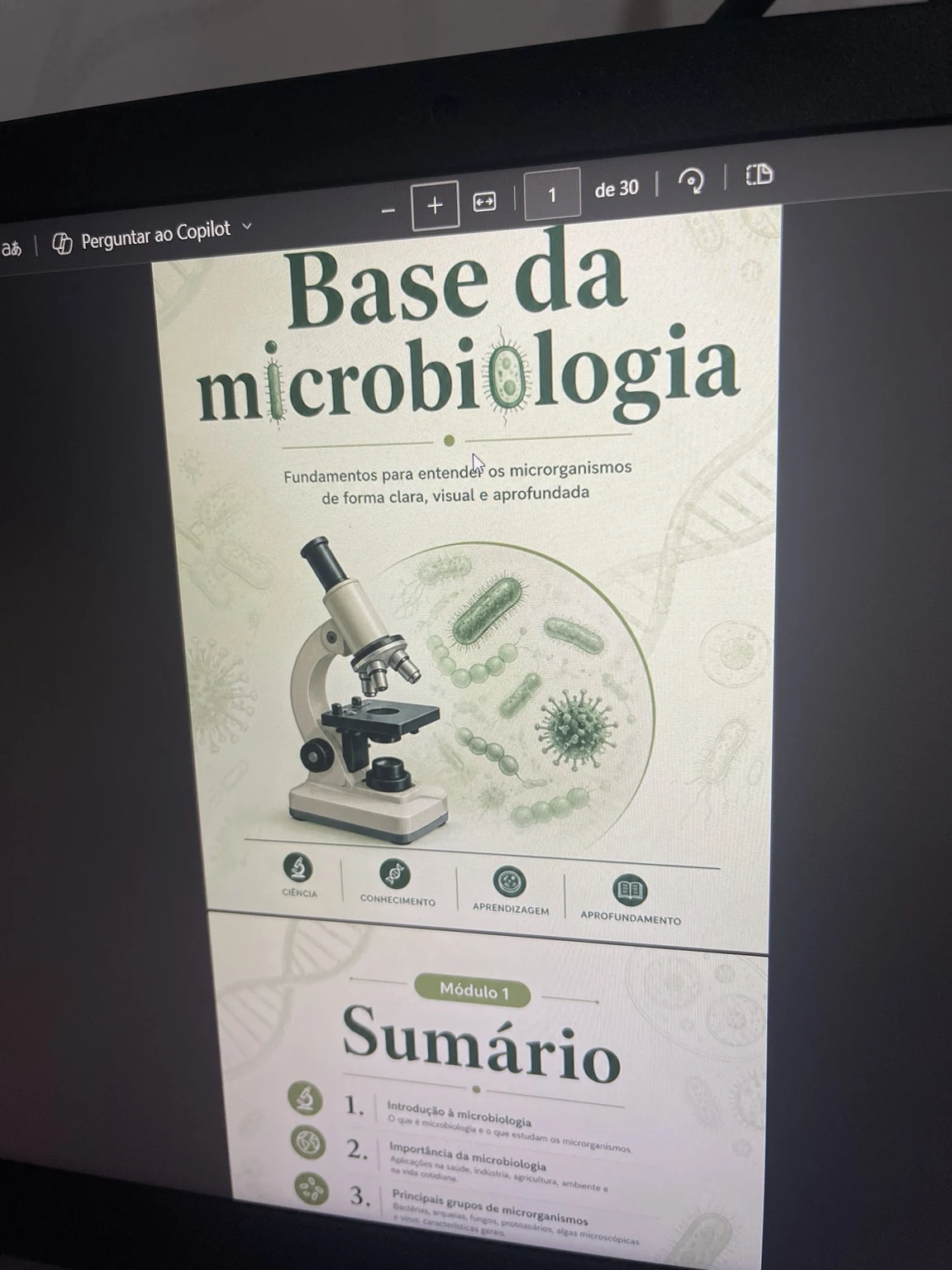 Prévia do módulo Base da Microbiologia